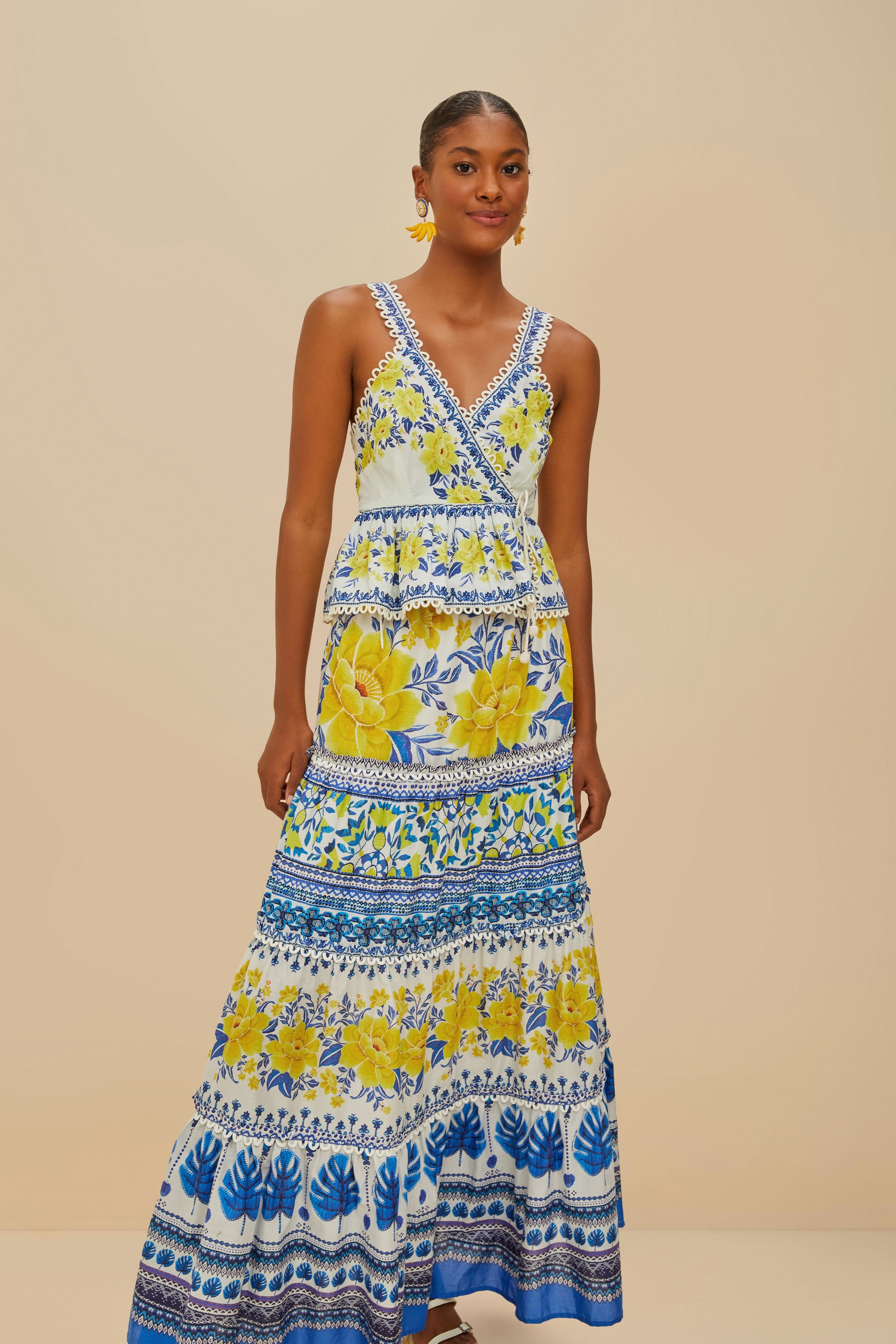 Off-White Zuli Low Rise Maxi Skirt – FARM Rio