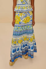 Off-White Zuli Low Rise Maxi Skirt – FARM Rio