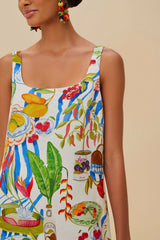 Off-White Fresh Table Euroflax™ Premium Linen Mini Dress – FARM Rio