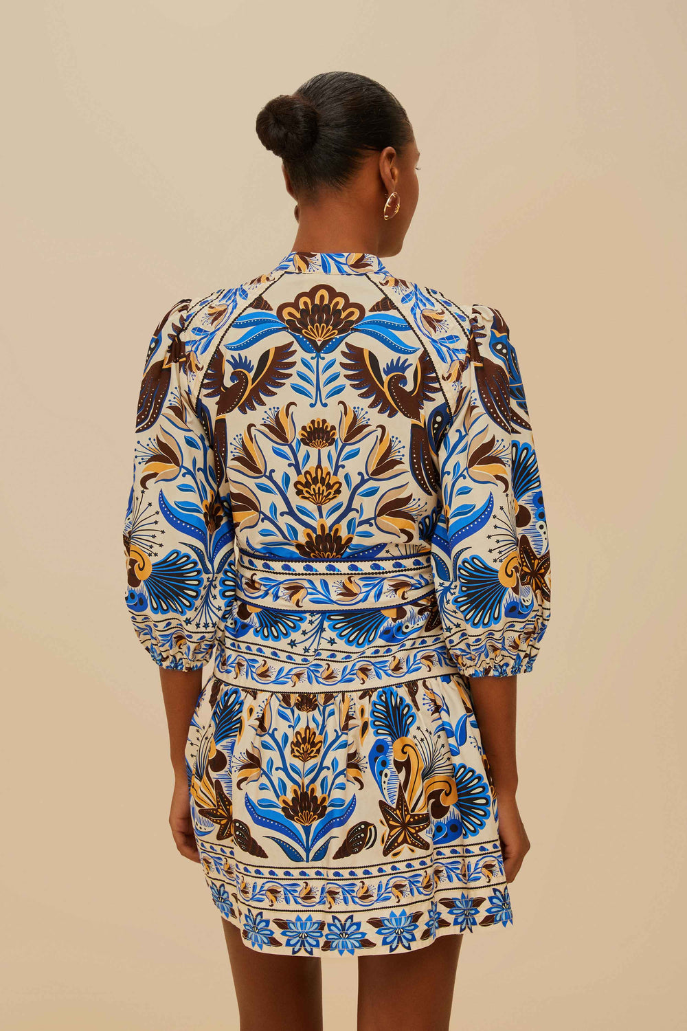 Sand Nature Land Organic Cotton Mini Dress – FARM Rio