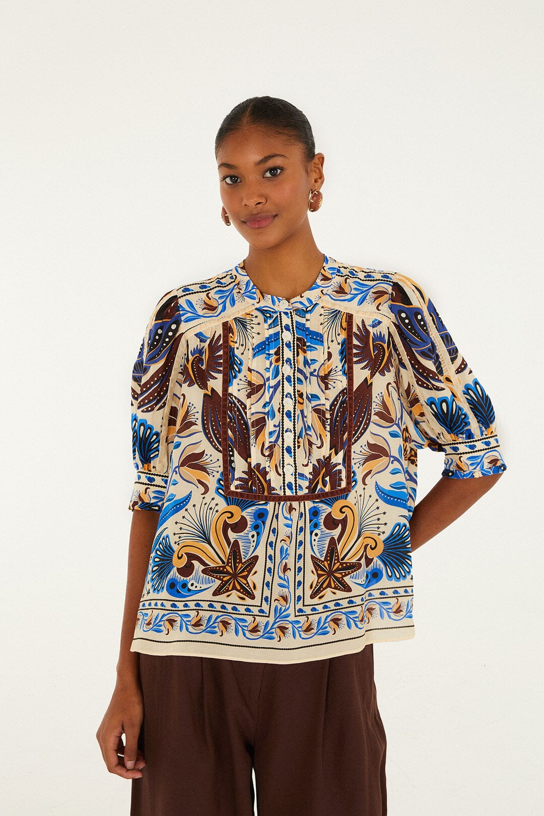 Sand Nature Land Blouse – FARM Rio