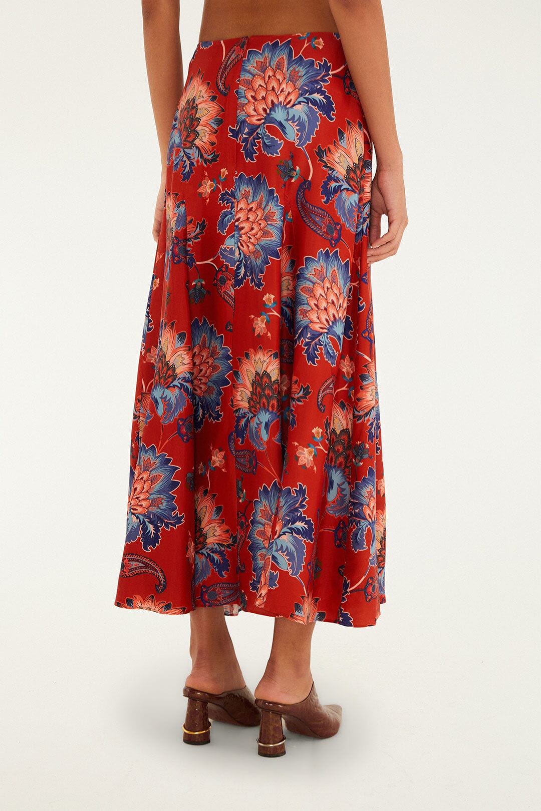 Red Luang LENZING™ Maxi Skirt – FARM Rio