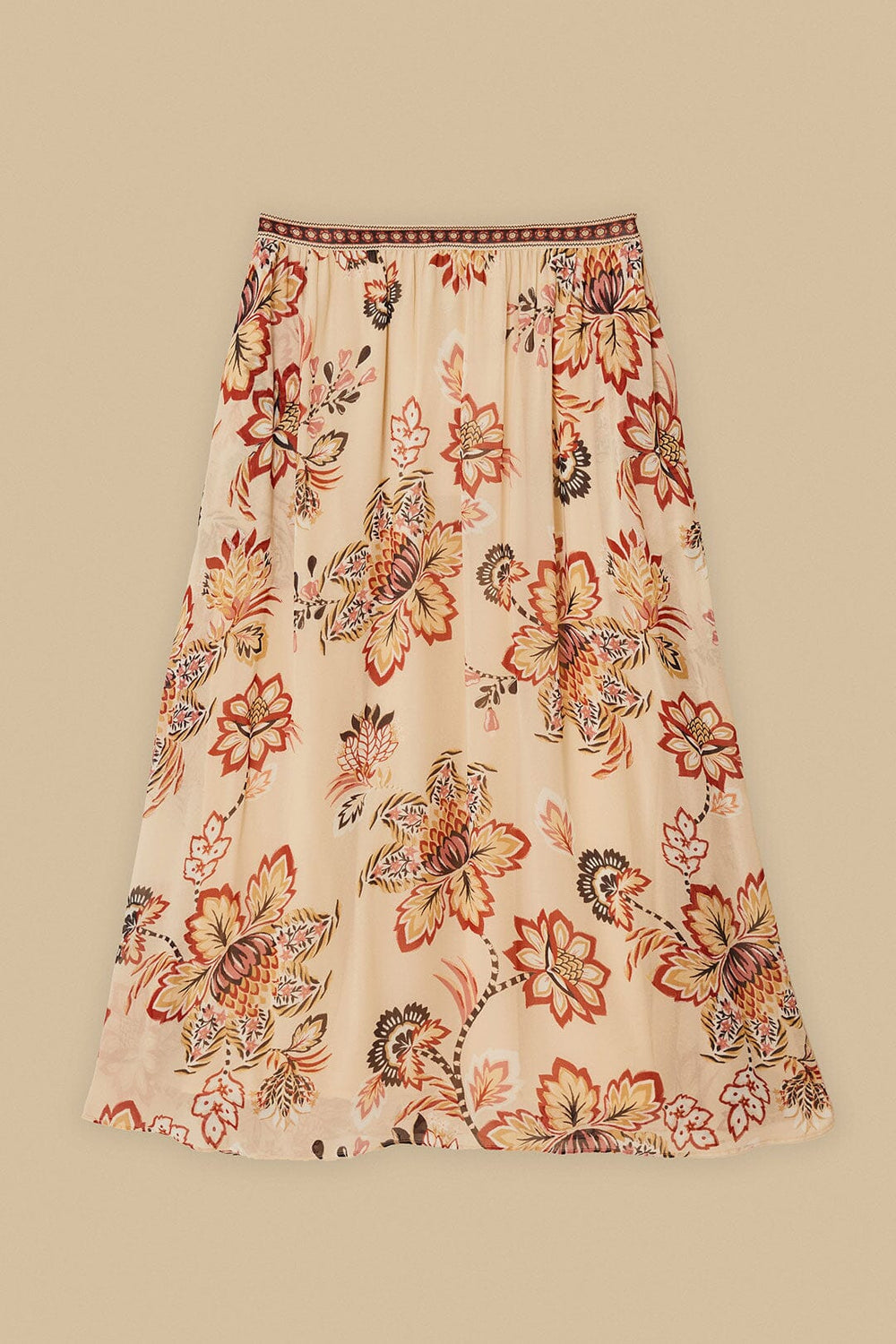 Sand Aura Floral Blouse