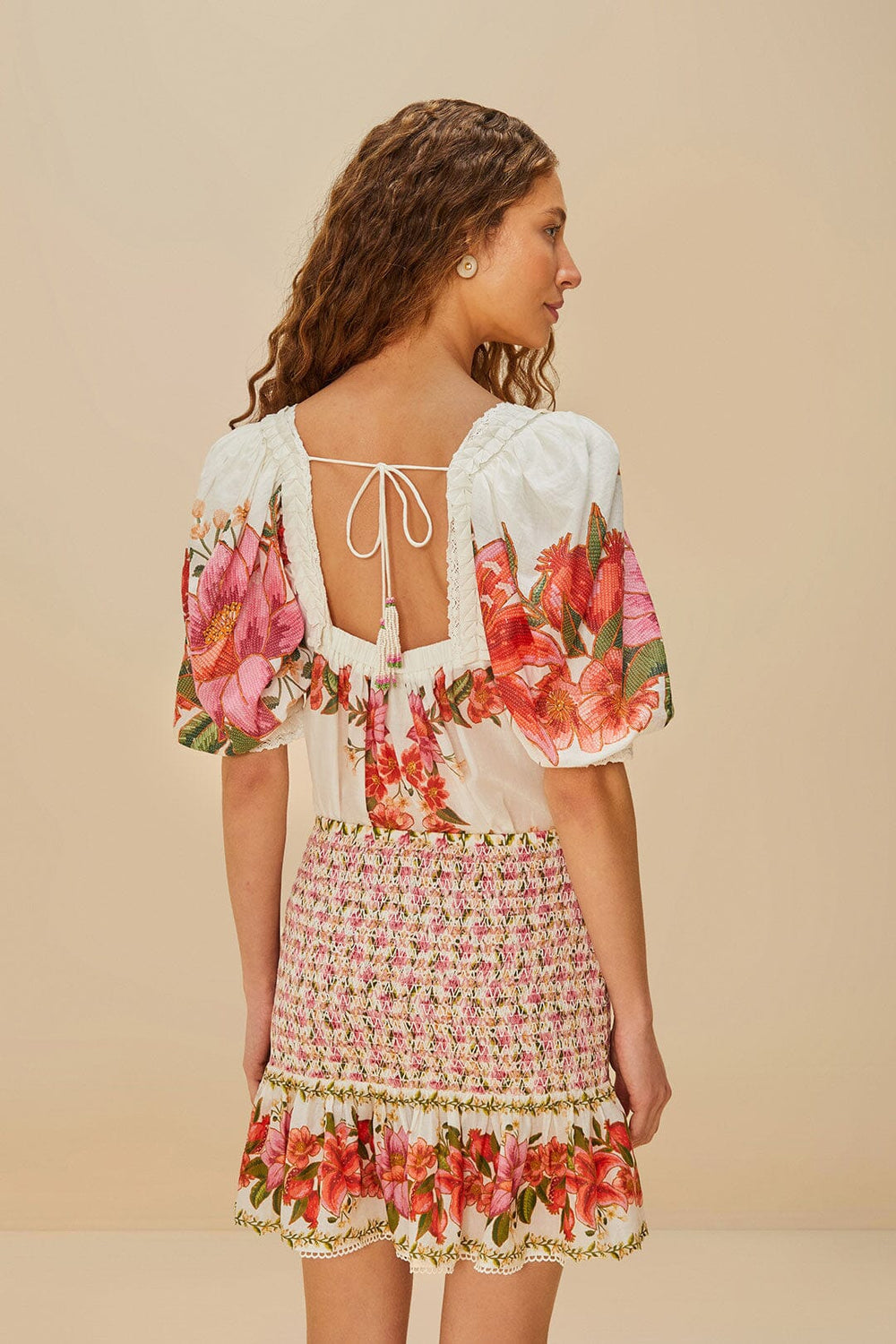 Off-White Summer Fruit Mini Skirt – FARM Rio