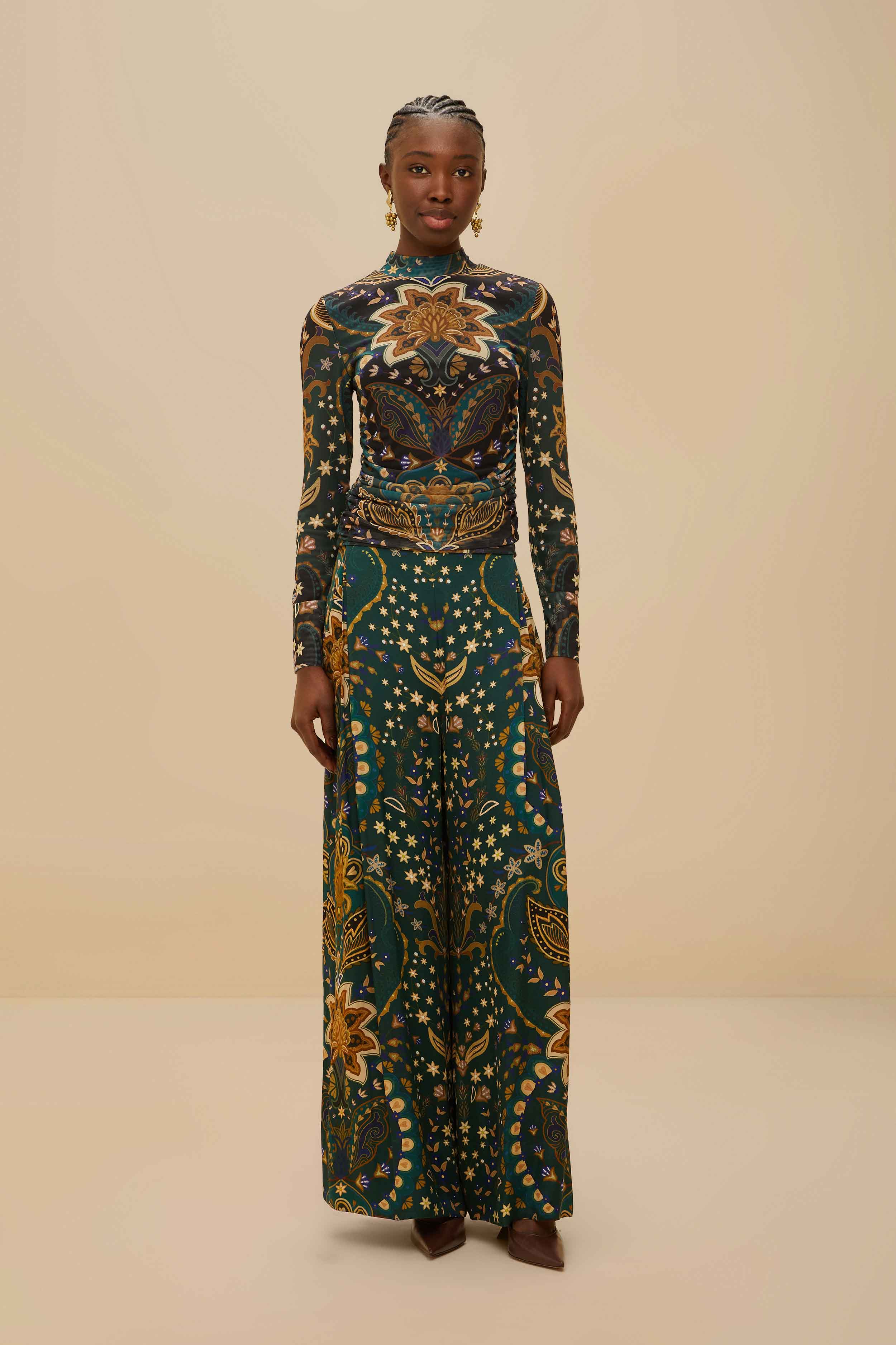 Black Jaipur Tulle Blouse – FARM Rio