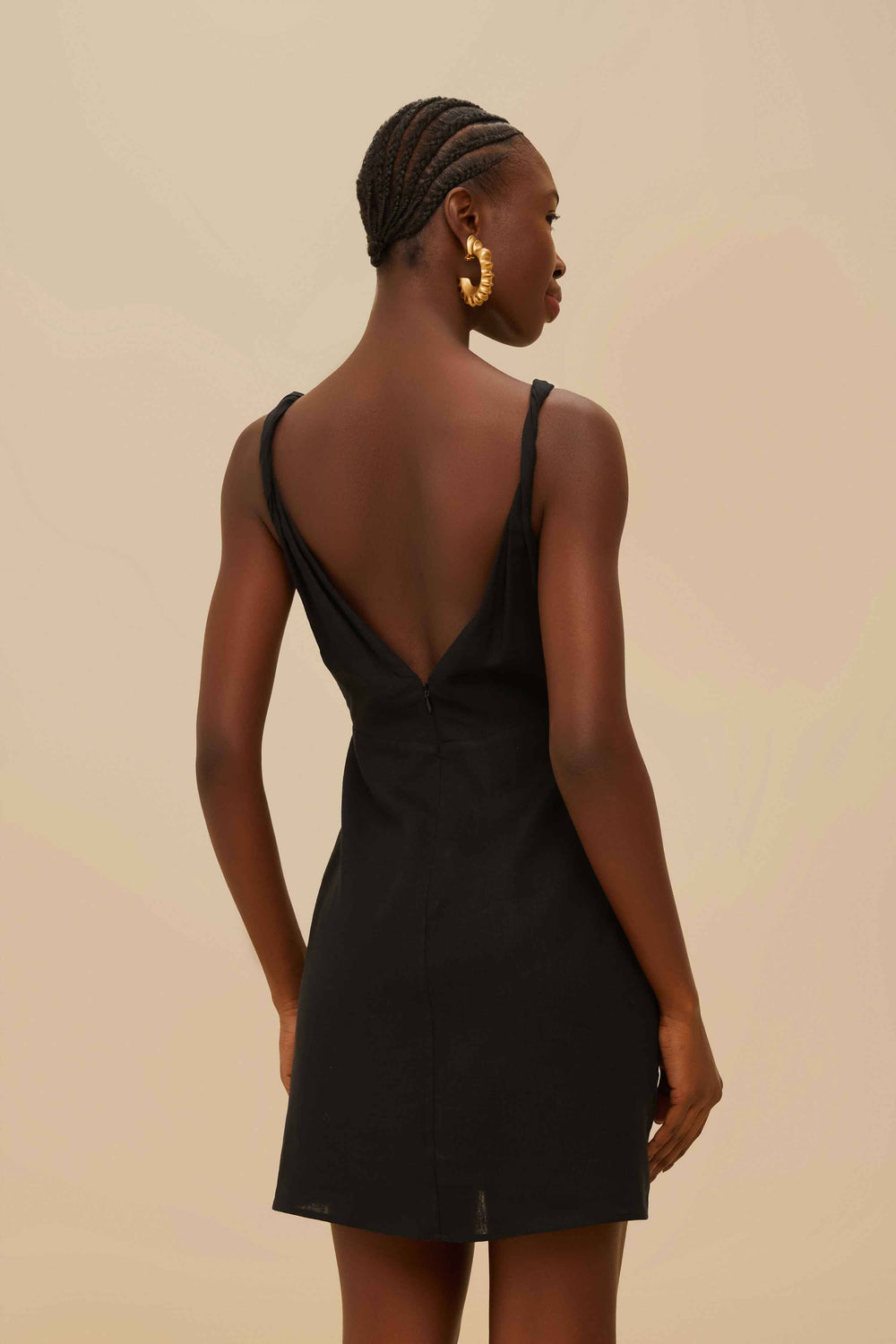 Black And White Rose LENZING™ ECOVERO™ Euroflax™ Mini Dress – FARM Rio