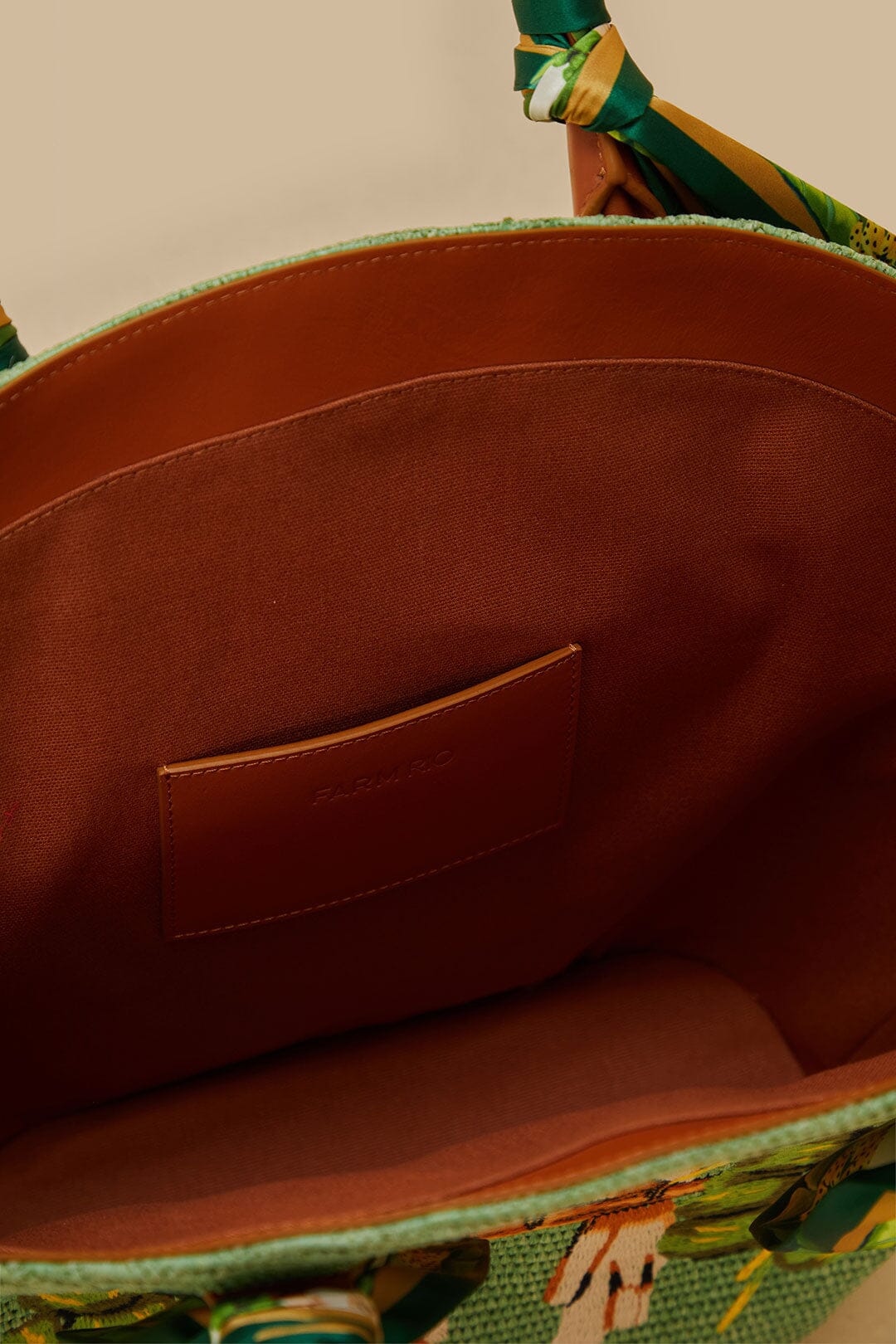 Green Coconut Toucan Raffia Shell Tote – FARM Rio