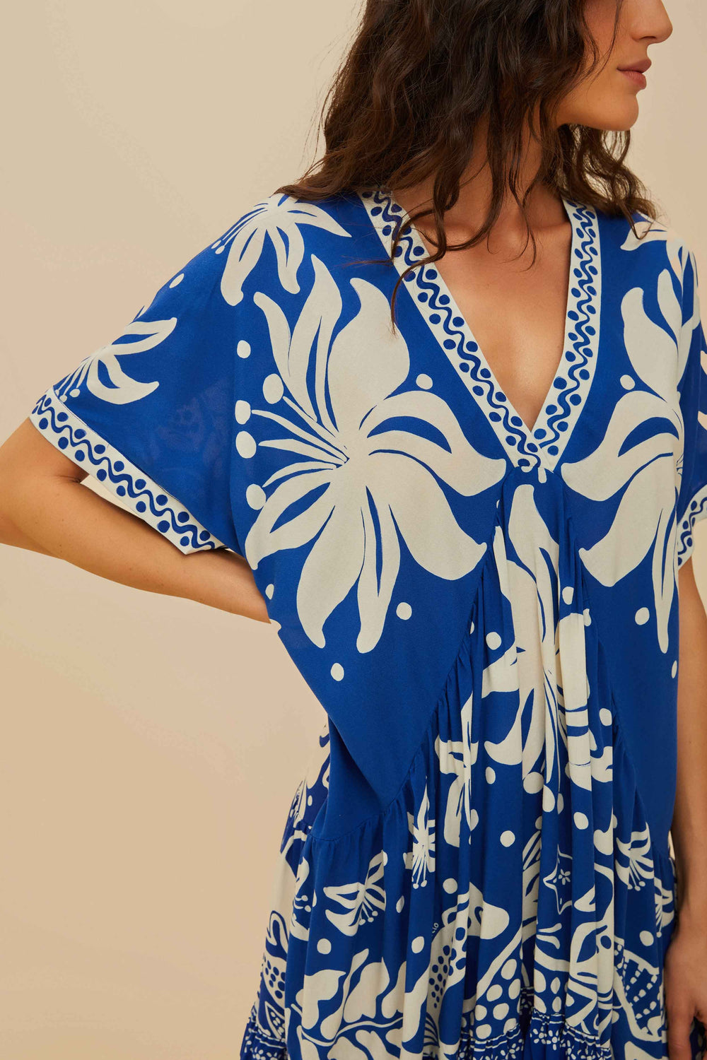 Ocean Scarf Mini Dress – FARM Rio