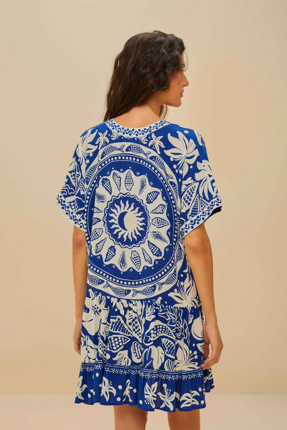 Ocean Scarf Mini Dress – FARM Rio