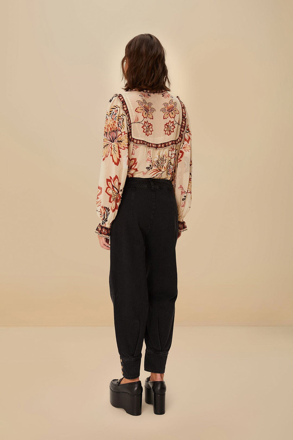 Black Denim Pants – FARM Rio