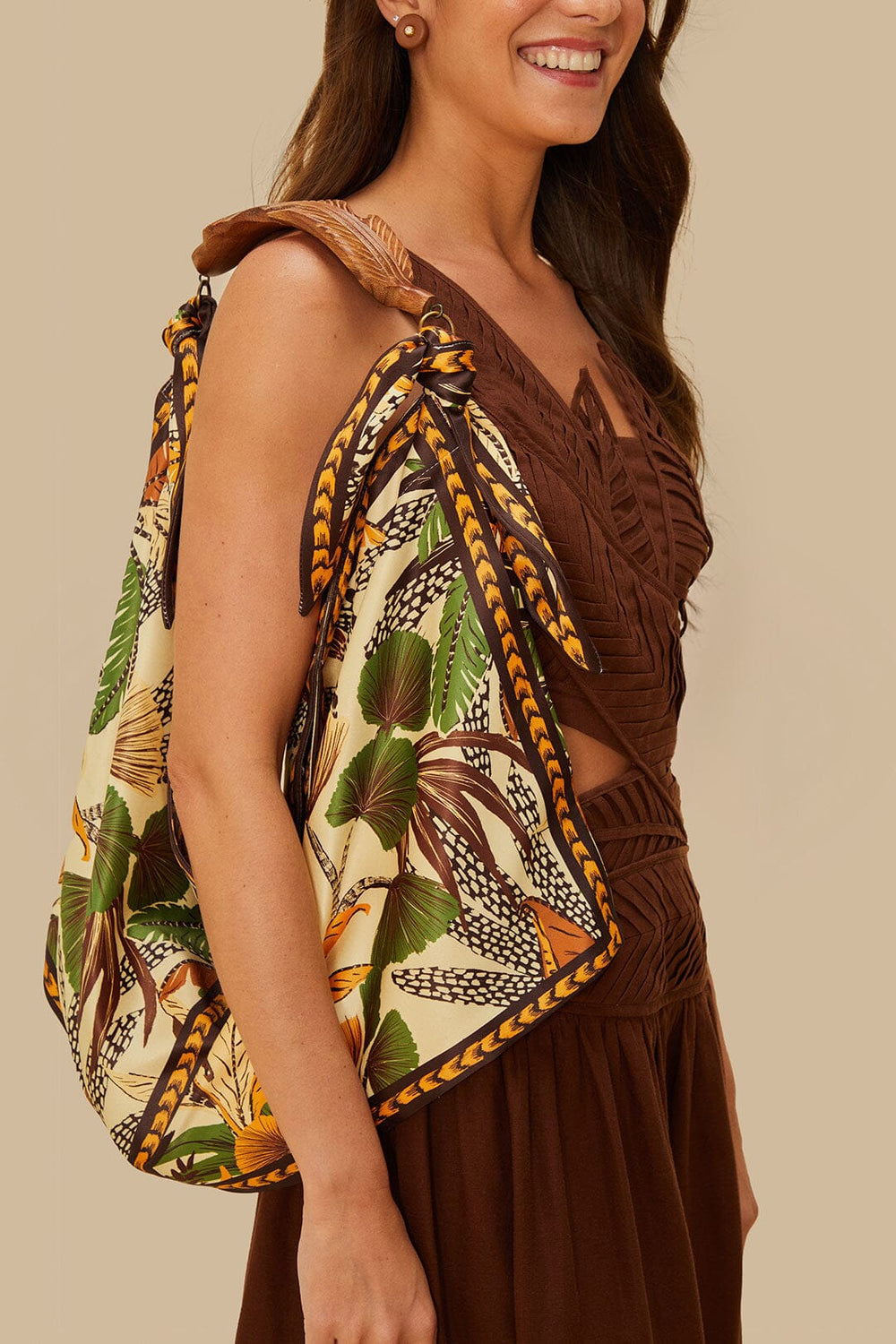 Foliage Sketch Scarf Tote Bag – FARM Rio