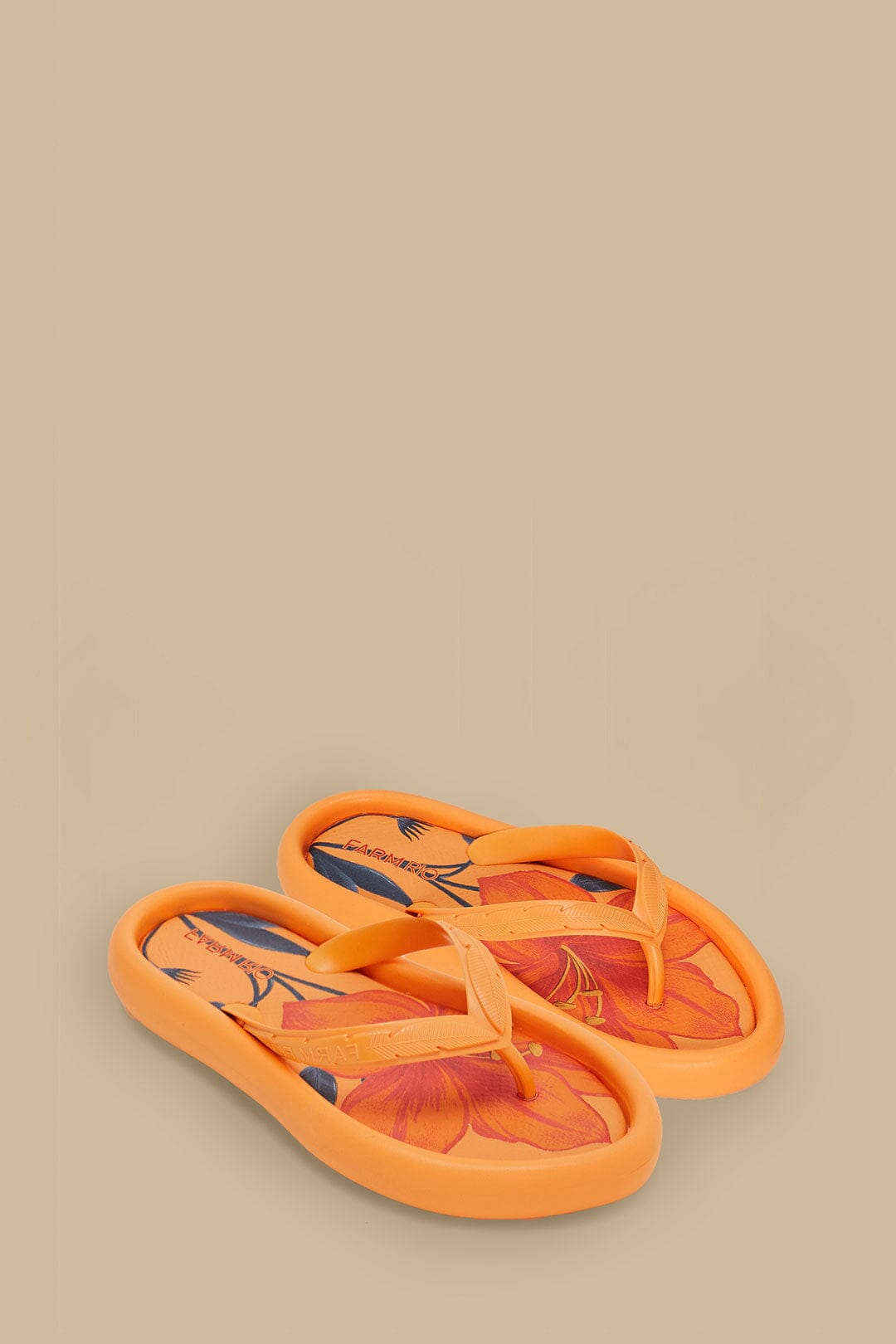 Orange California Canoe Flip Flop – FARM Rio