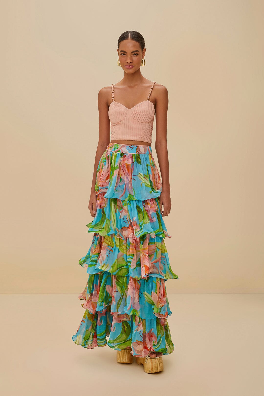 Pink Blush Corset Top – FARM Rio