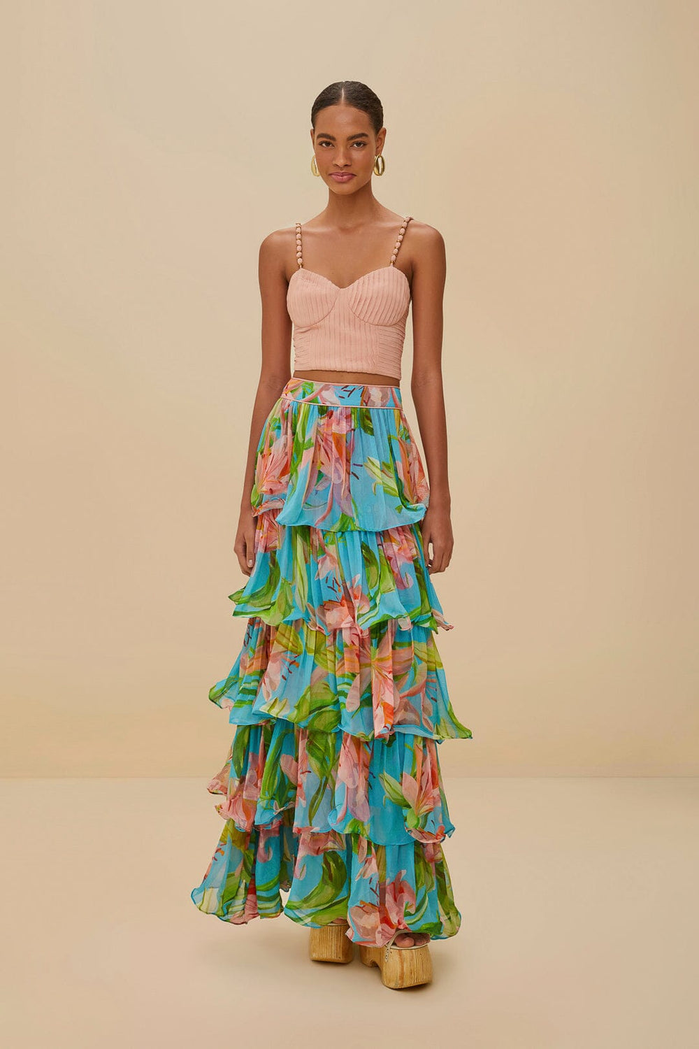 Pink Blush Corset Top – FARM Rio