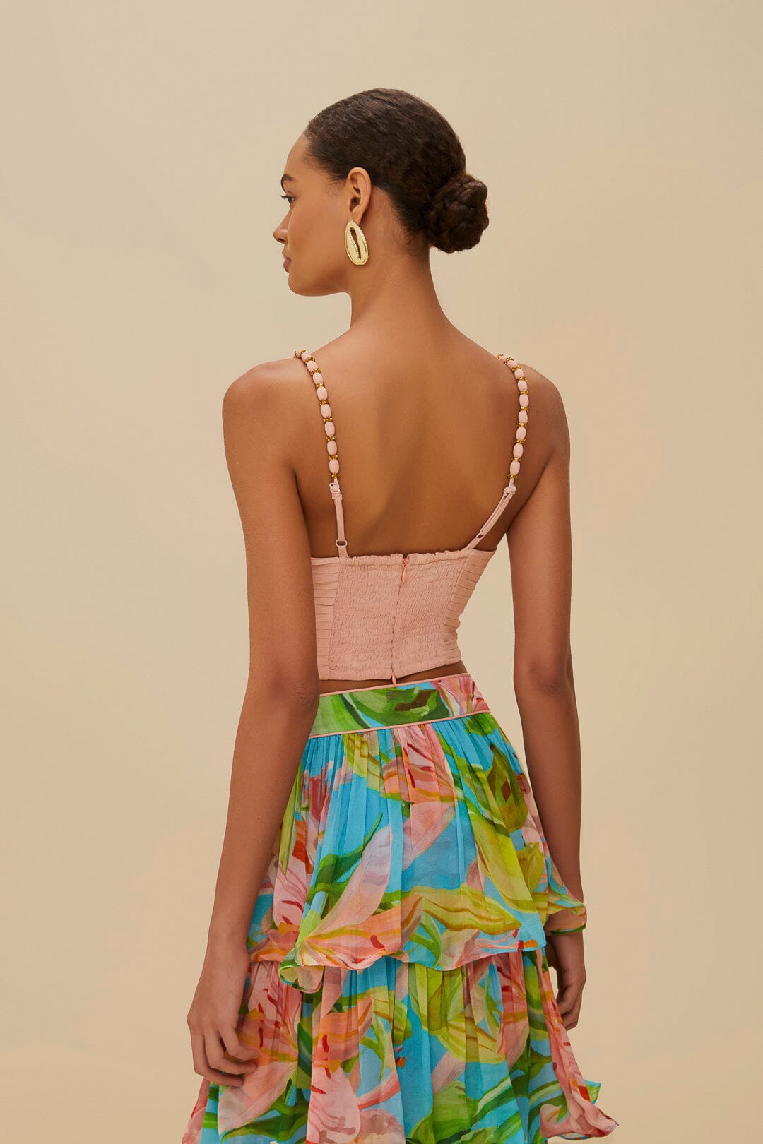 Pink Blush Corset Top – FARM Rio