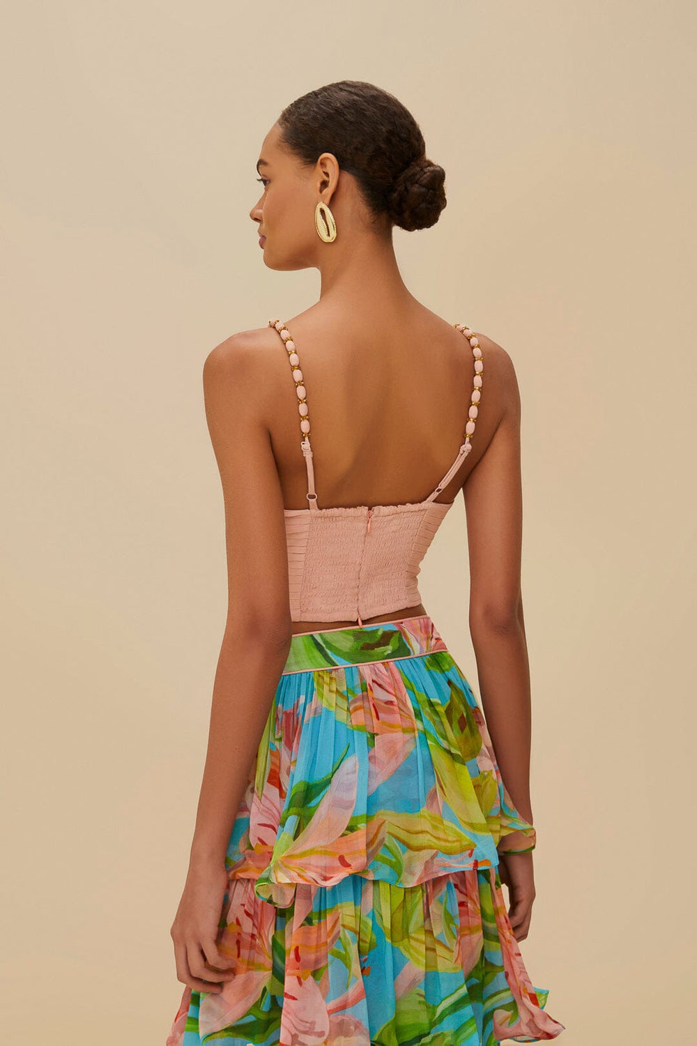 Pink Blush Corset Top – FARM Rio