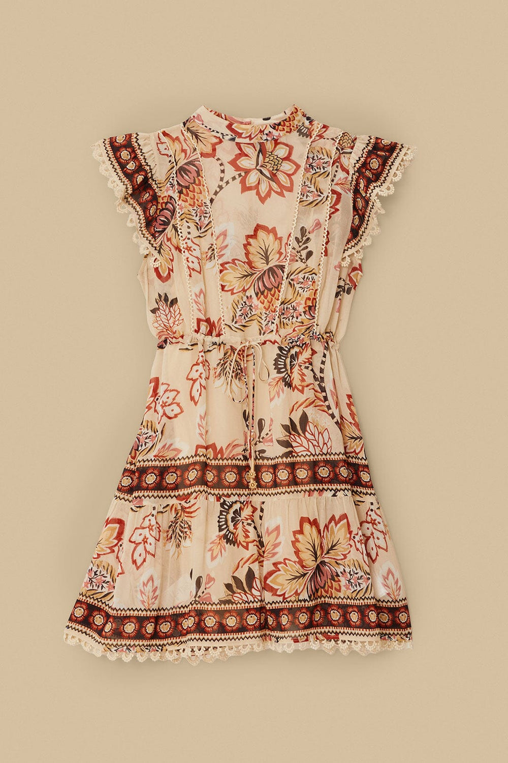 Sand Aura Floral Mini Dress – FARM Rio