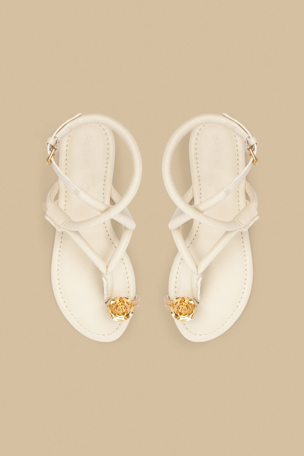 Ivory Toe Ring Strappy Sandal – FARM Rio