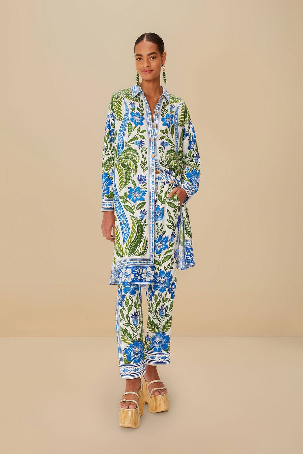 Off-White Tropicance LENZING™ ECOVERO™ Euroflax™ Pants – FARM Rio