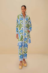 Off-White Tropicance LENZING™ ECOVERO™ Euroflax™ Pants – FARM Rio