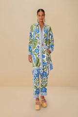 Off-White Tropicance LENZING™ ECOVERO™ Euroflax™ Chemise – FARM Rio