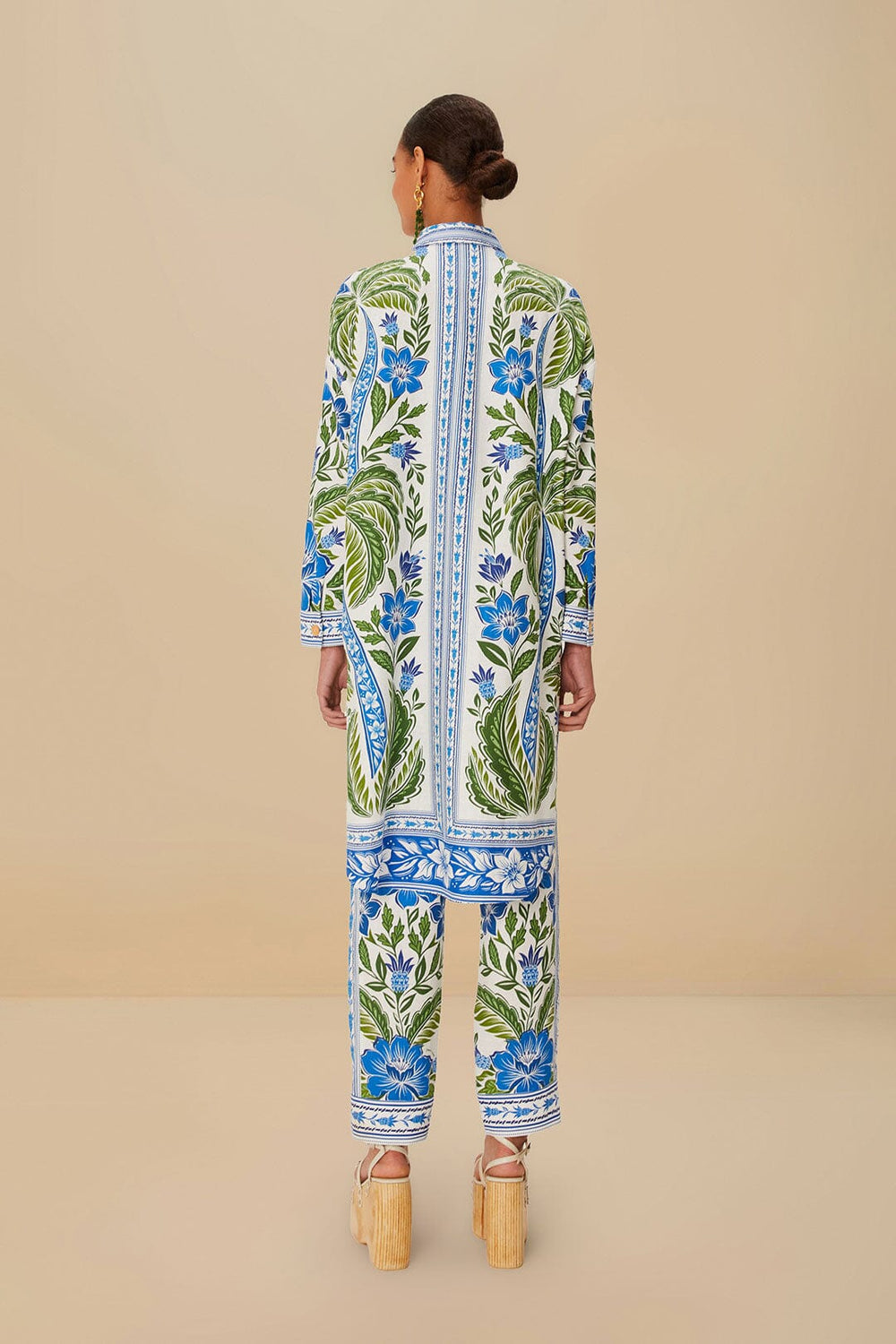 Off-White Tropicance LENZING™ ECOVERO™ Euroflax™ Chemise – FARM Rio