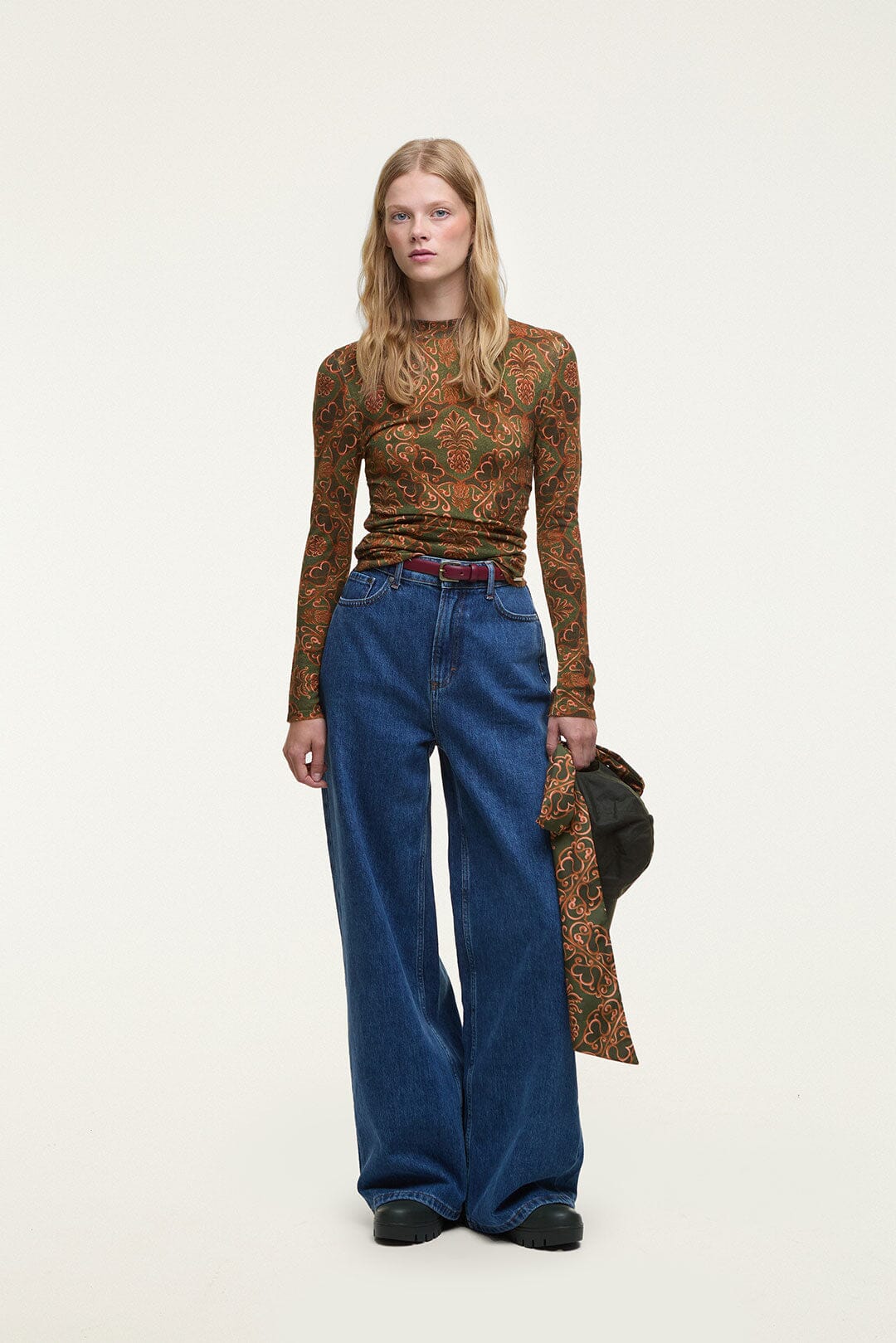 Luana Long-Sleeve Knitted Top