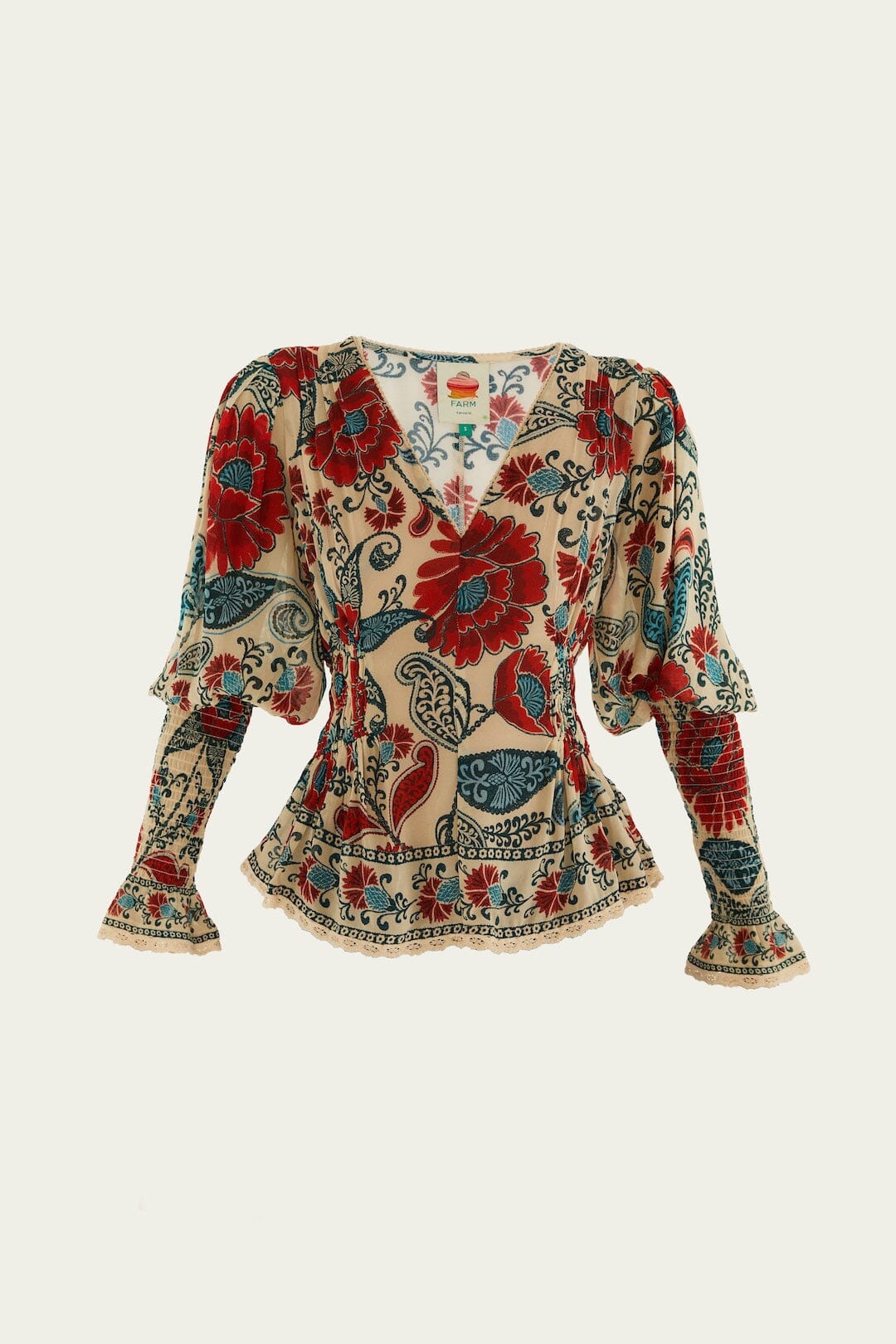 Sand Francesca Long Sleeve Blouse