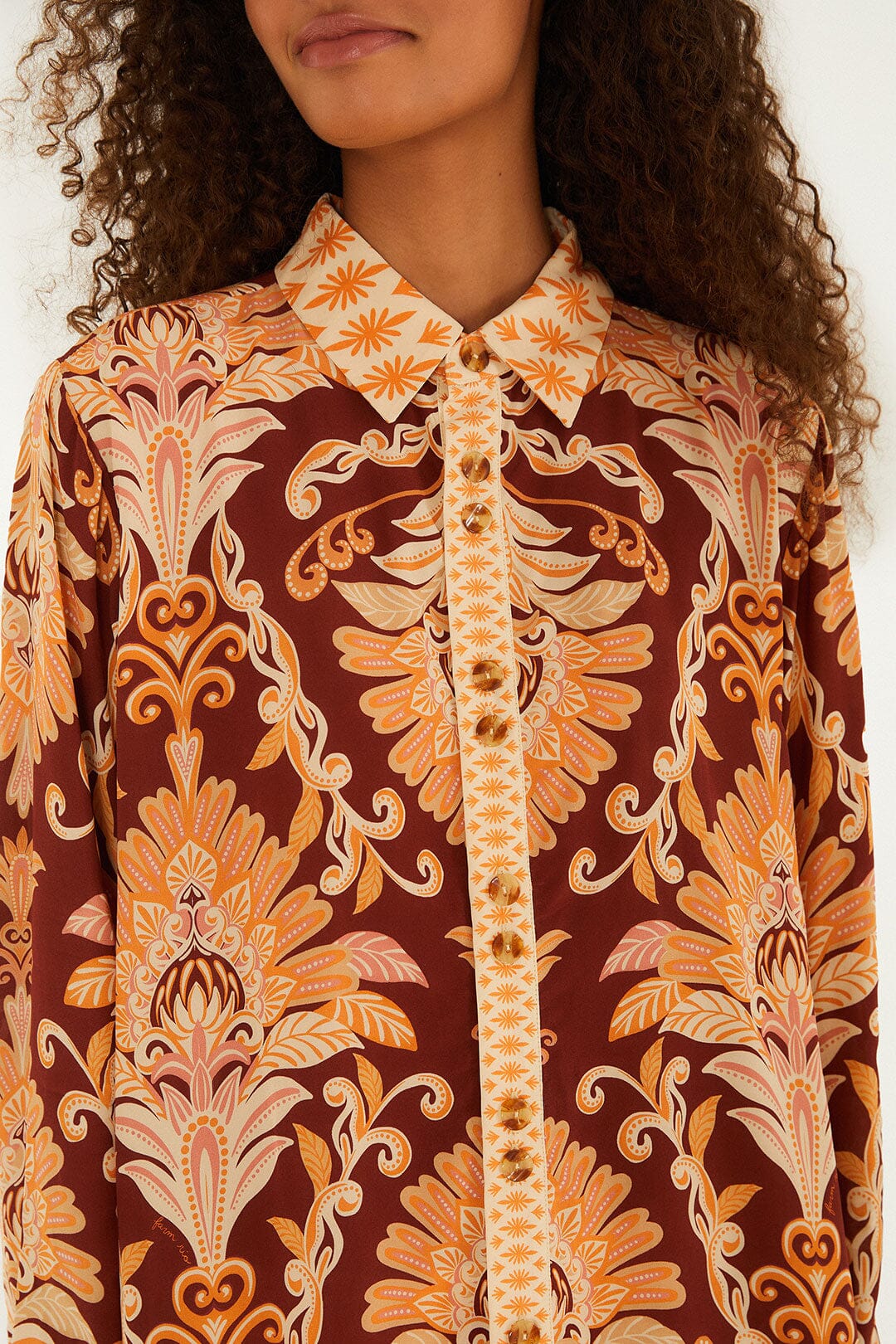 Red Wonderful Tapestry Sand Shirt