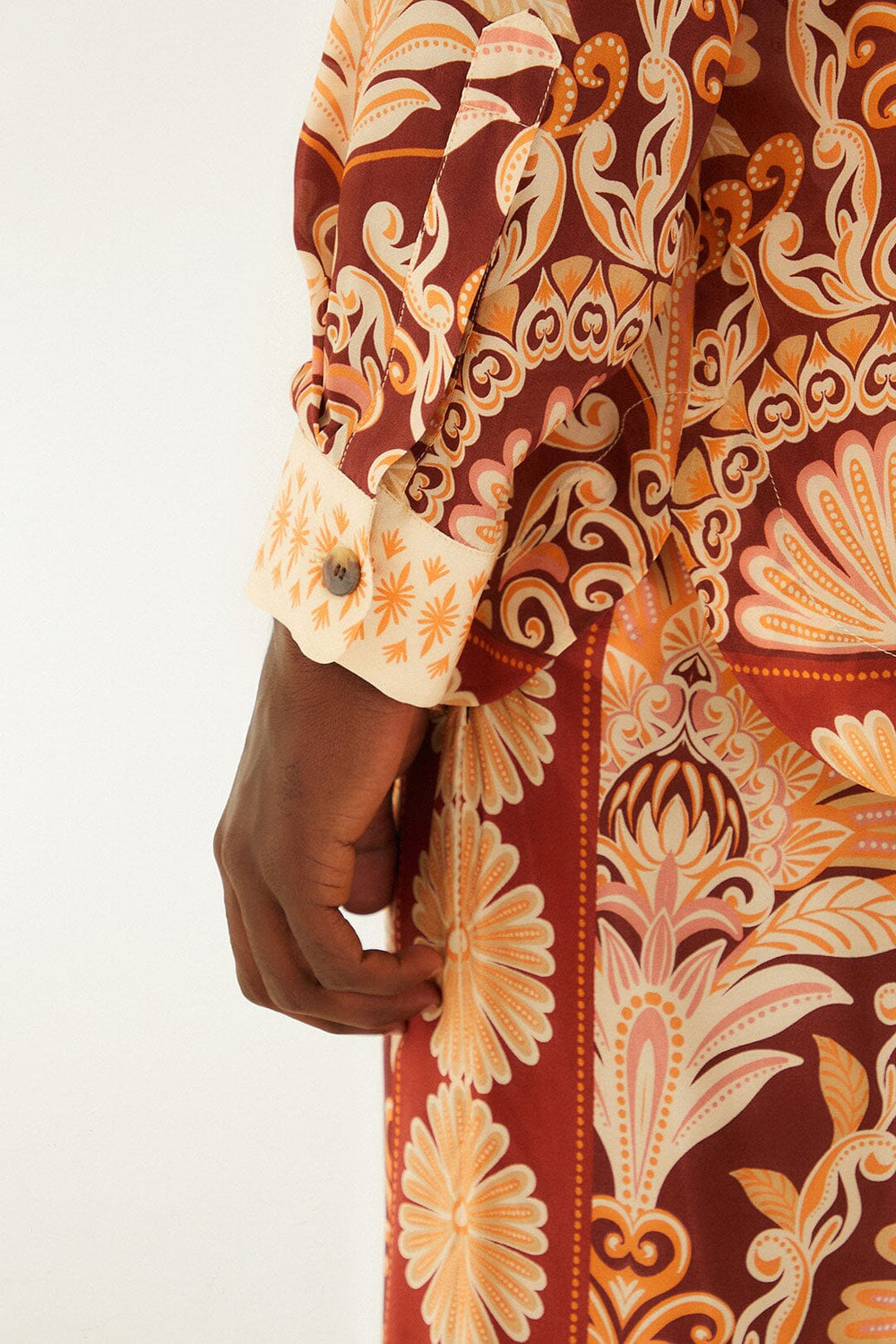 Red Wonderful Tapestry Sand Shirt