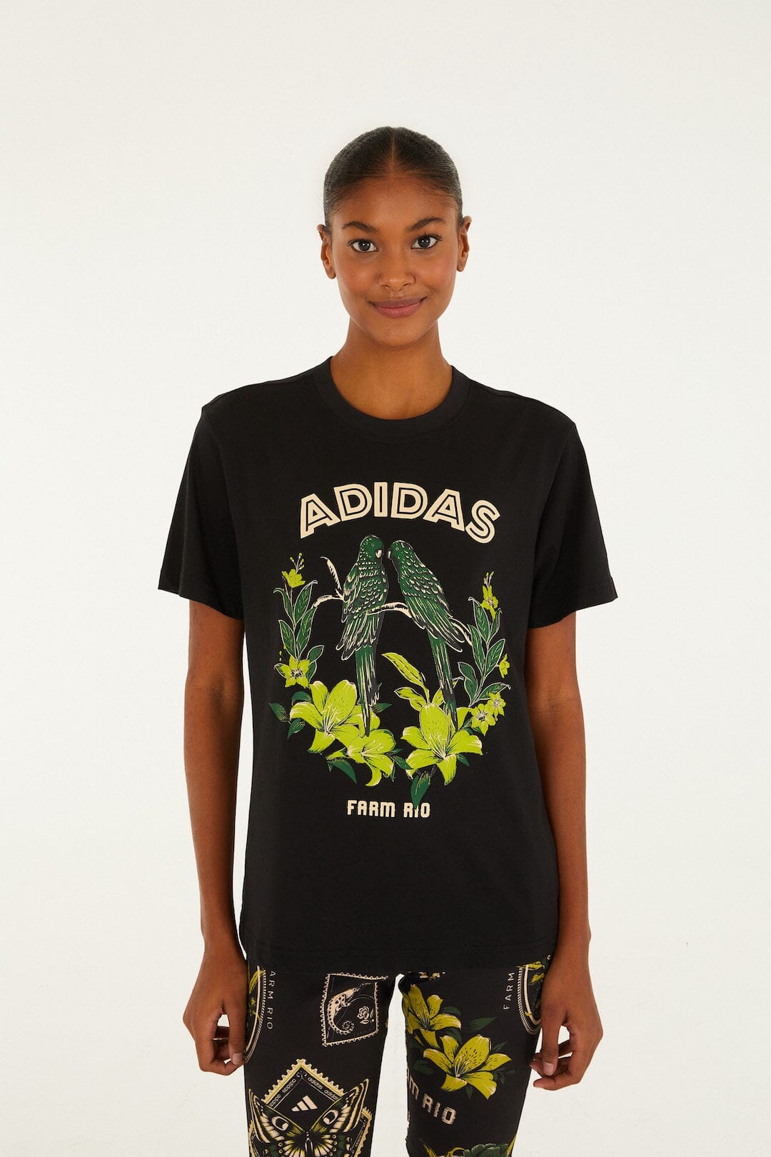 Birds Black Adidas T-Shirt
