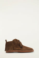 Brown Fringes Suede Desert Boot