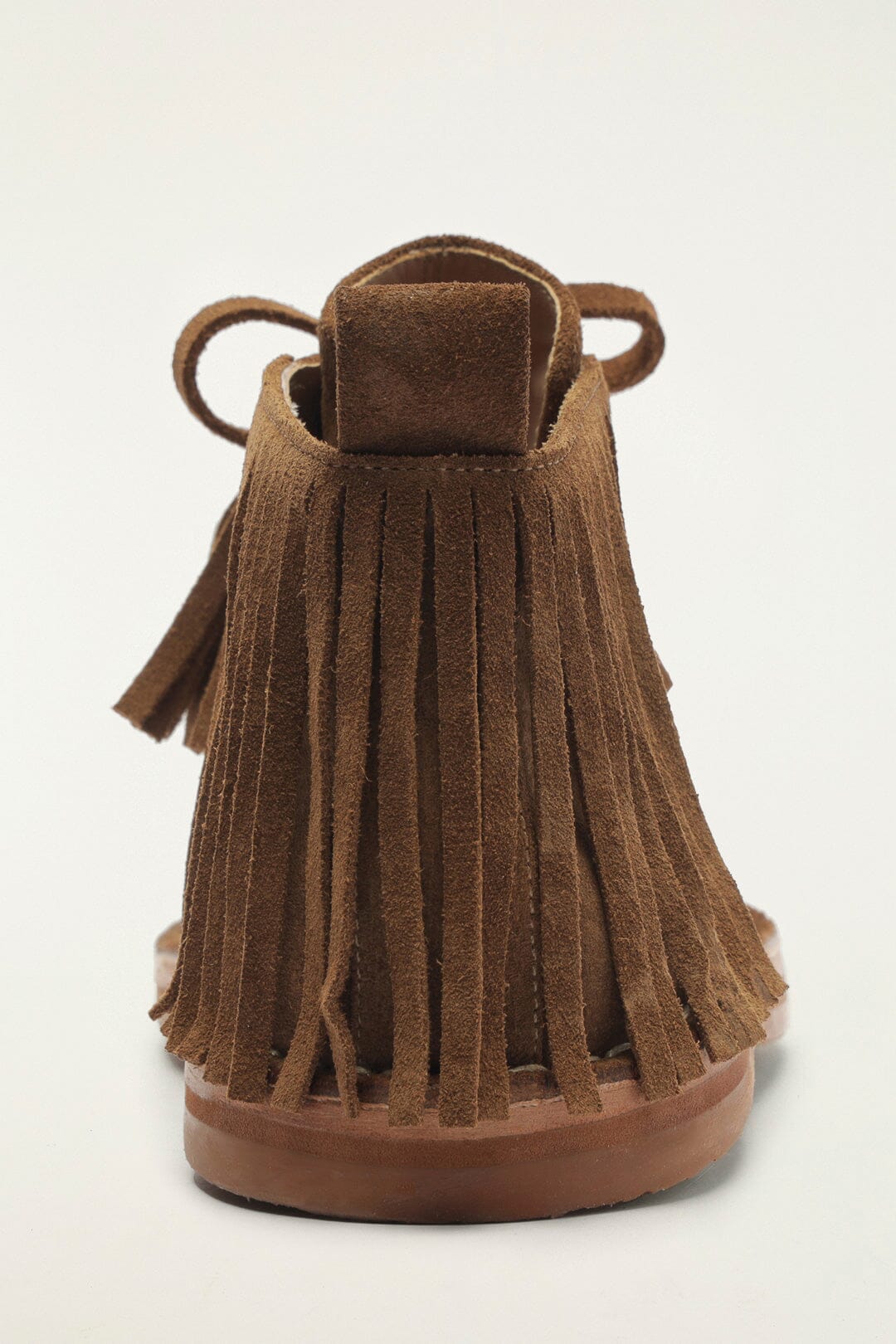 Brown Fringes Suede Desert Boot