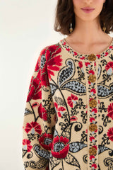 Sand Francesca Knit Cardigan