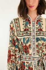 Sand Francesca Long Sleeve Mini Dress