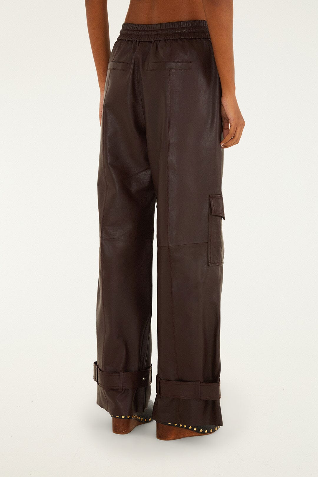 Burgundy Leather Pants