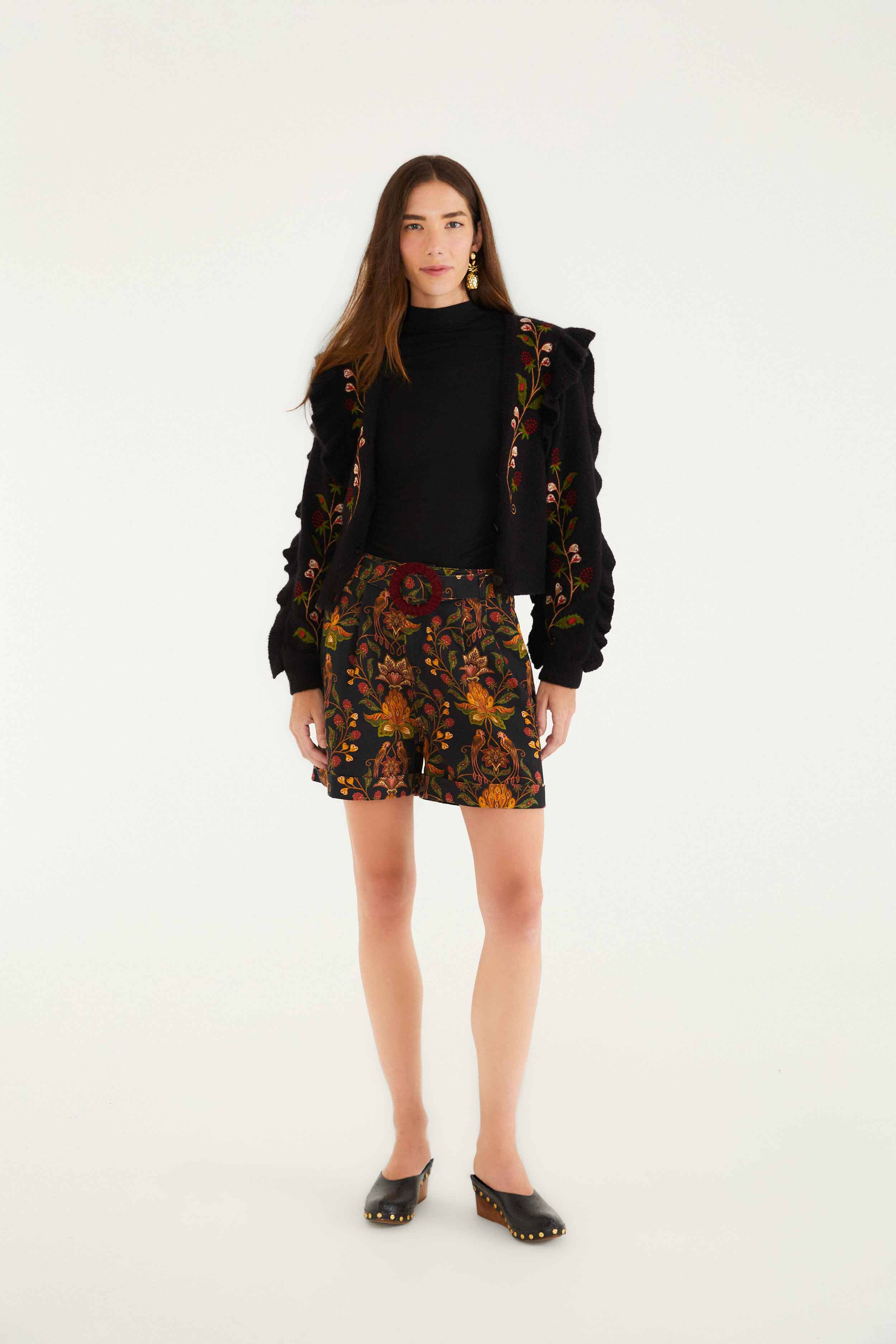 Black Berry Garden Shorts