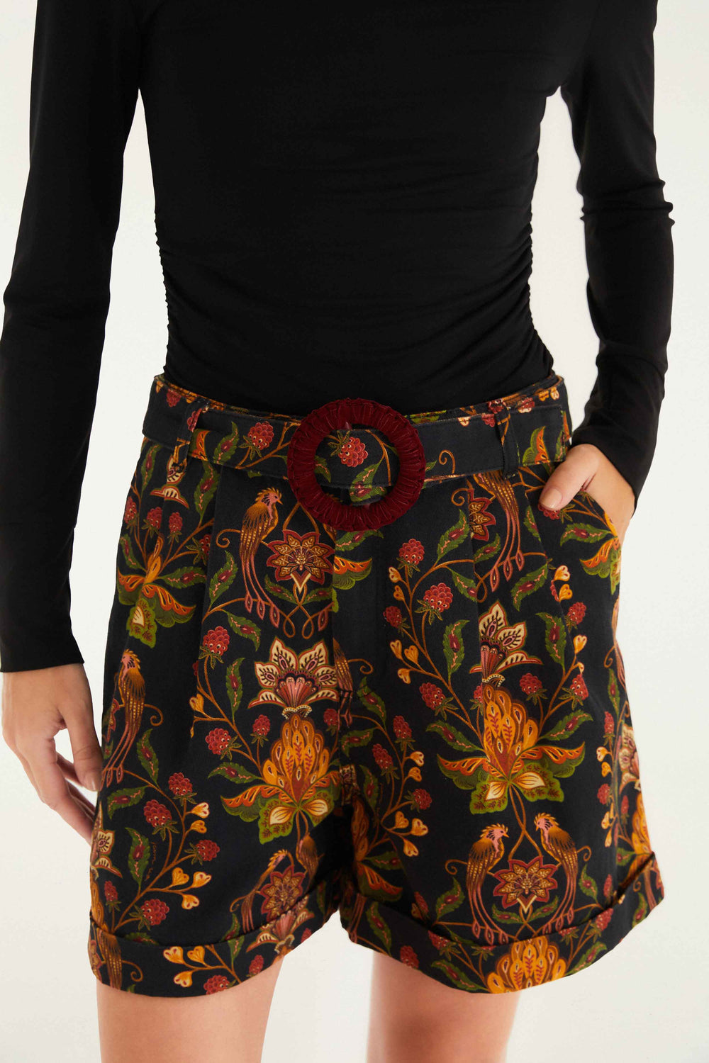 Black Berry Garden Shorts