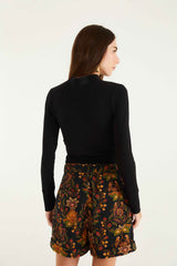 Black Berry Garden Shorts