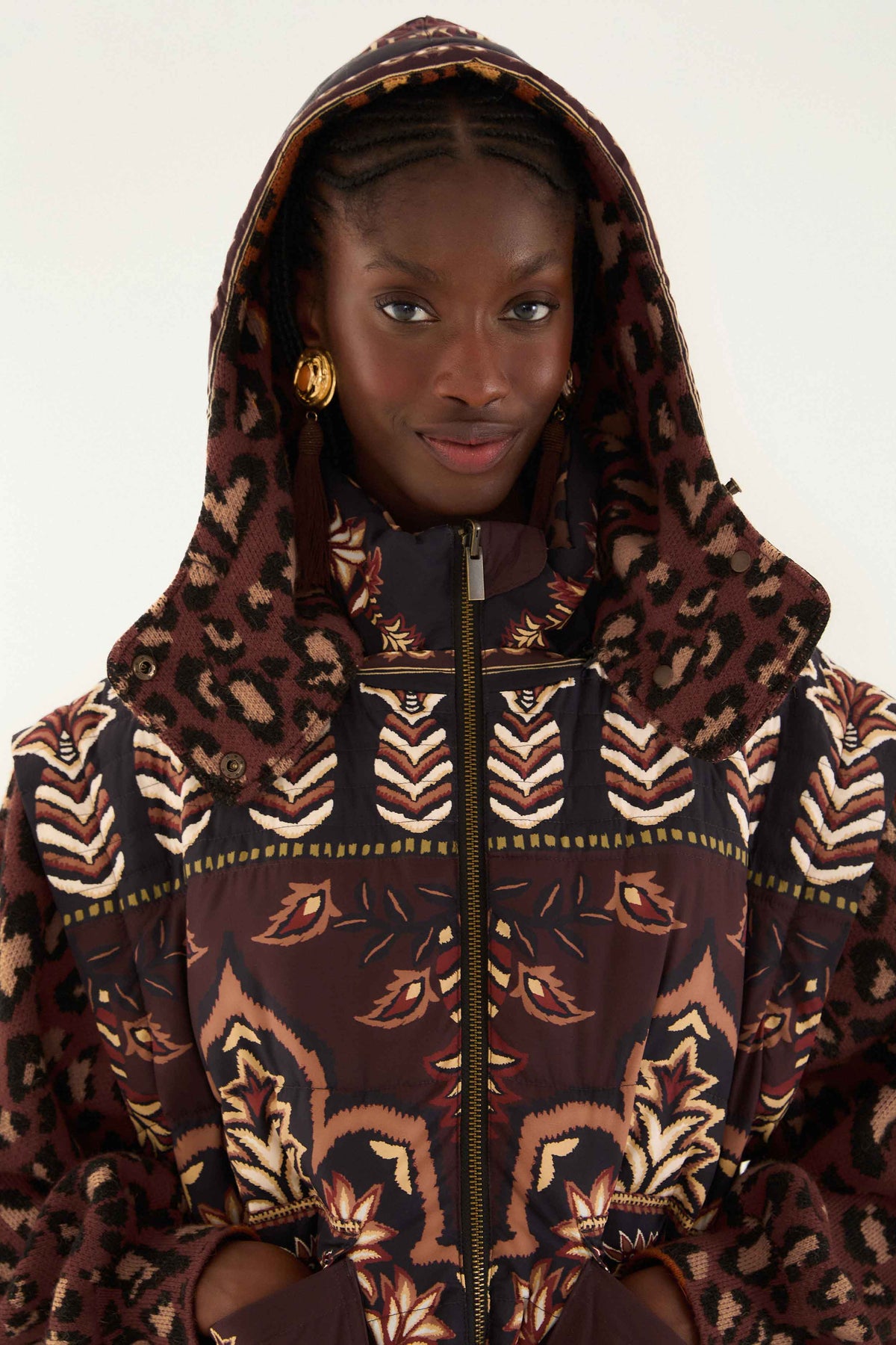 Brown Winter Ainika Puffer Jacket