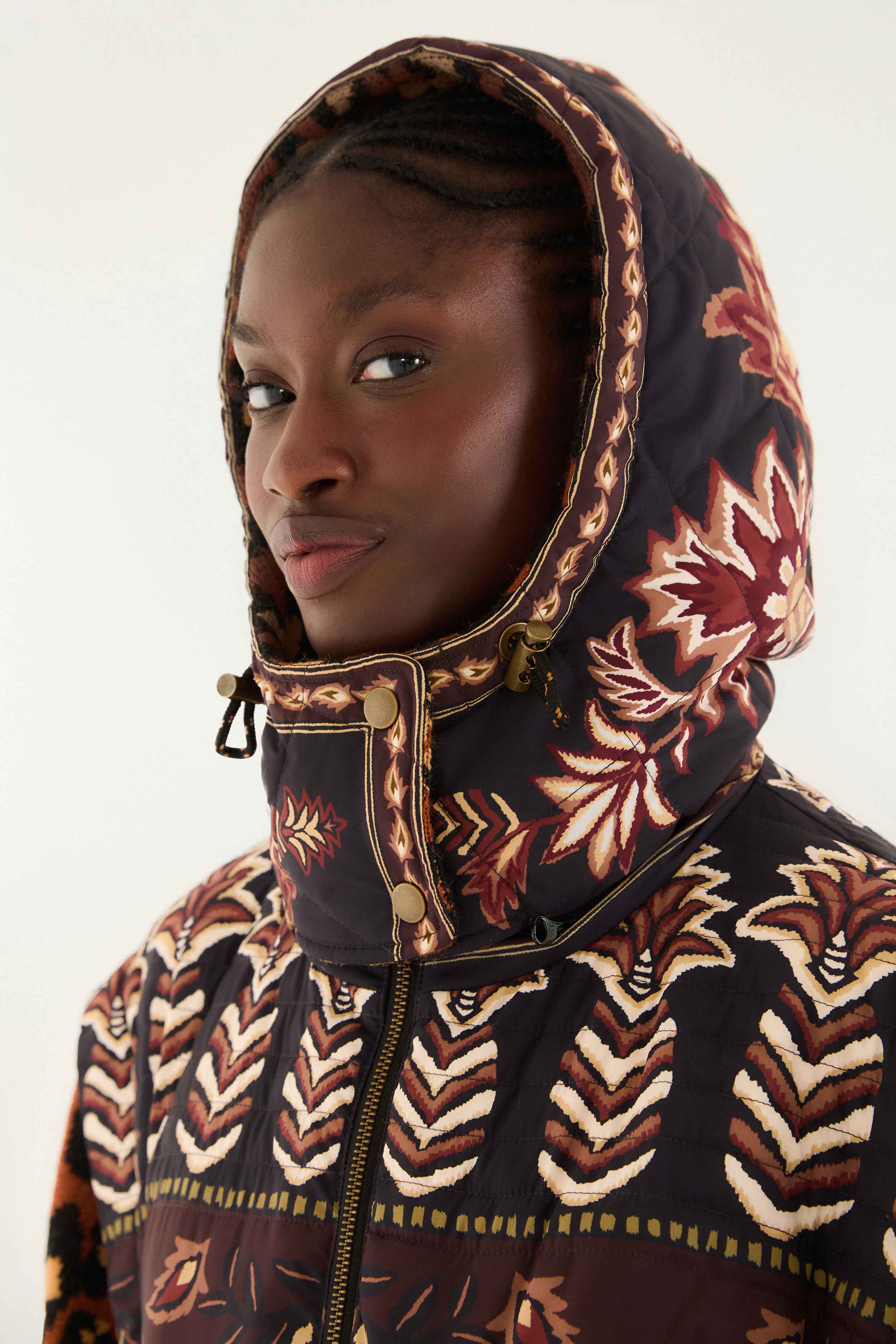 Brown Winter Ainika Puffer Jacket