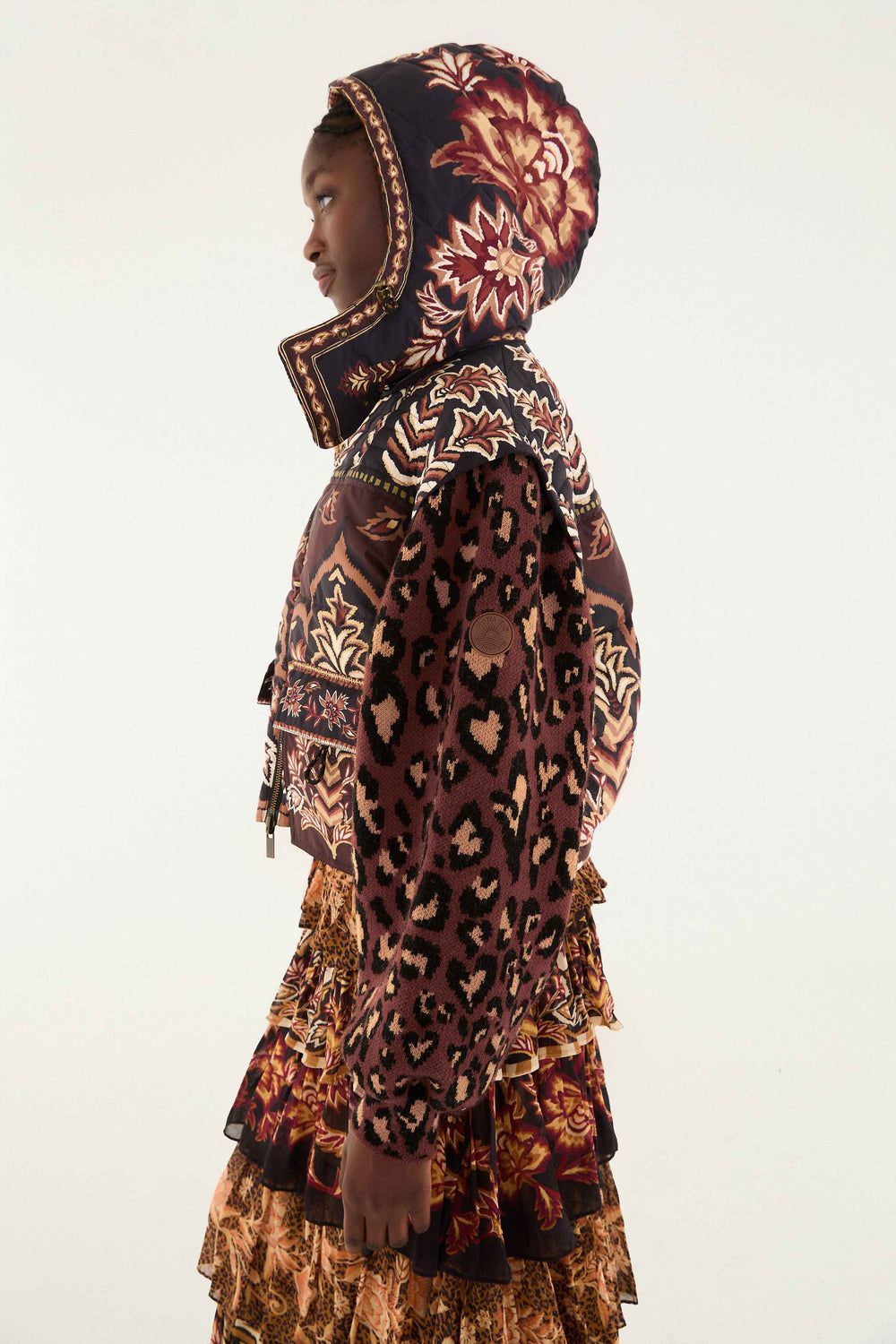 Brown Winter Ainika Puffer Jacket