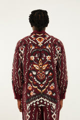 Sand Ainika Pineapple Ikat Shirt