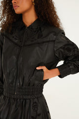 Black Richelieu Heart Jacket