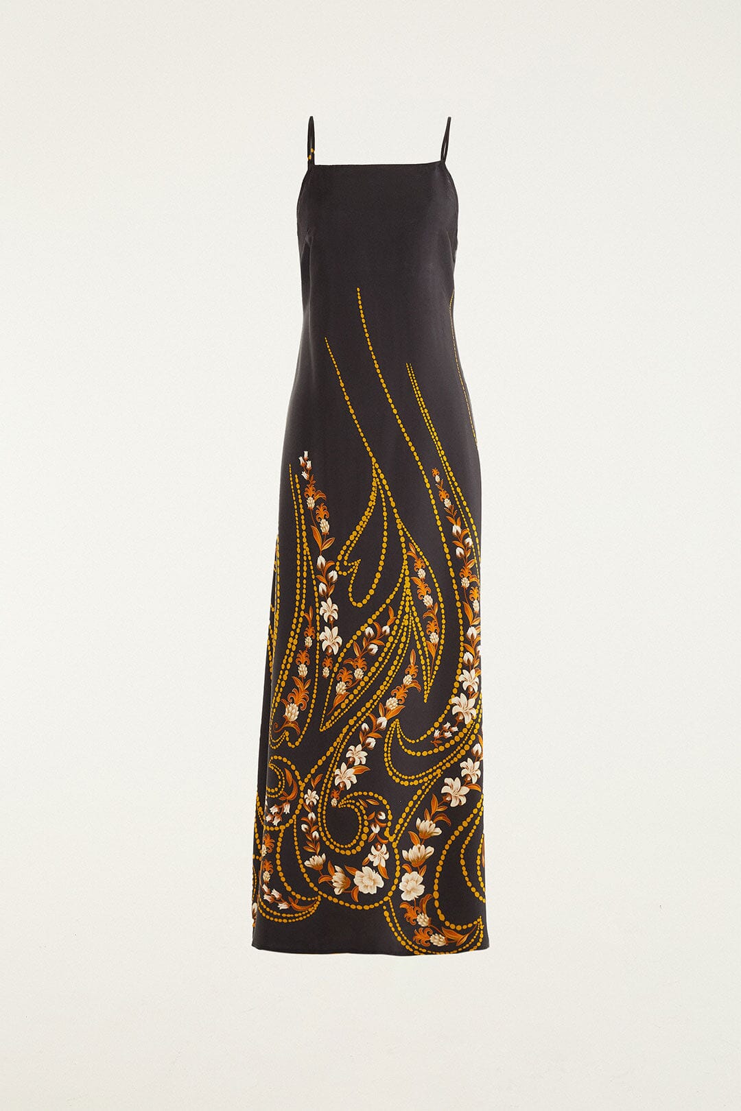 Black Garden Lenzing™ Ecovero™ Viscose Slip Midi Dress