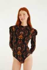 Black Berry Garden Organic Cotton Bodysuit