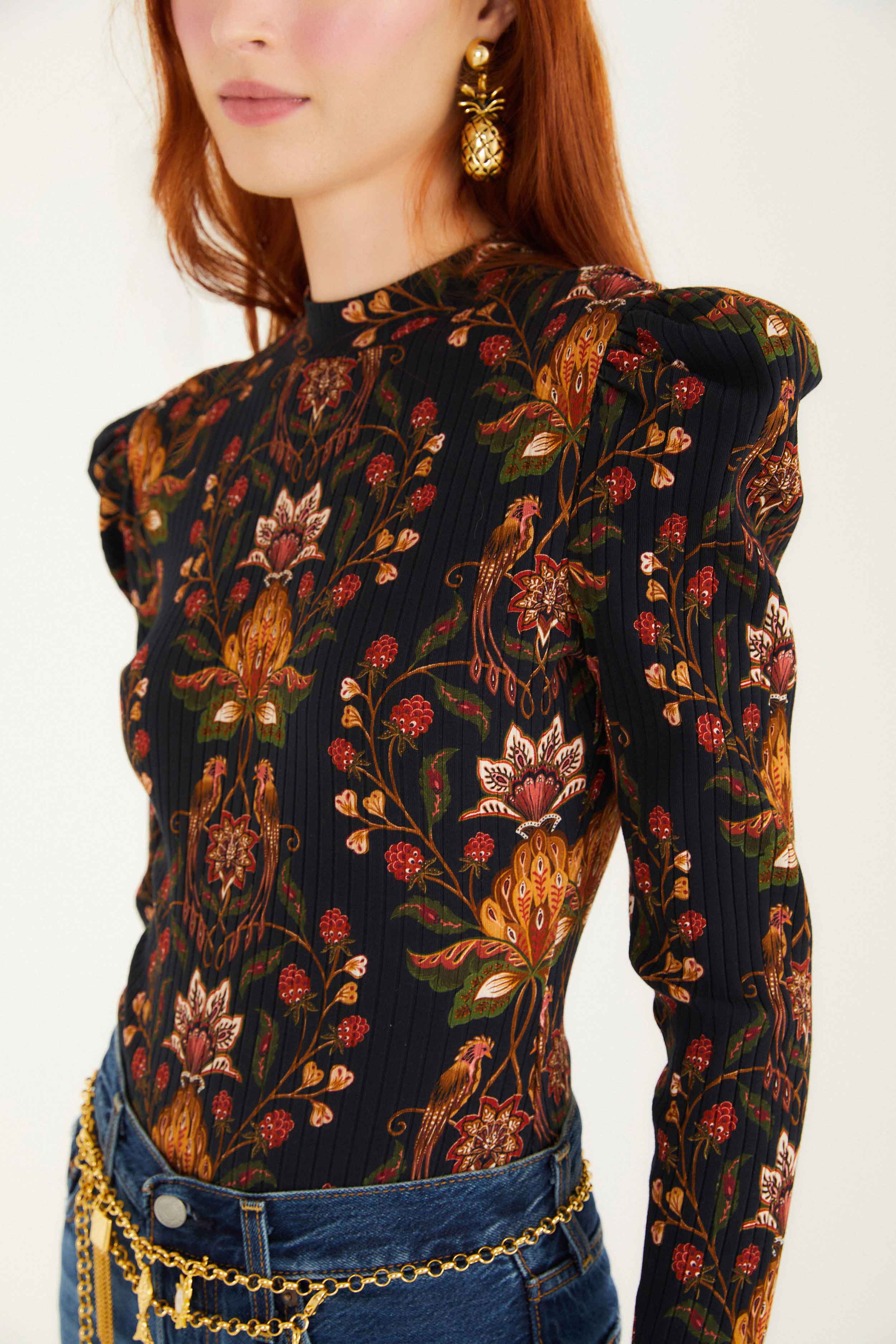 Black Berry Garden Organic Cotton Bodysuit