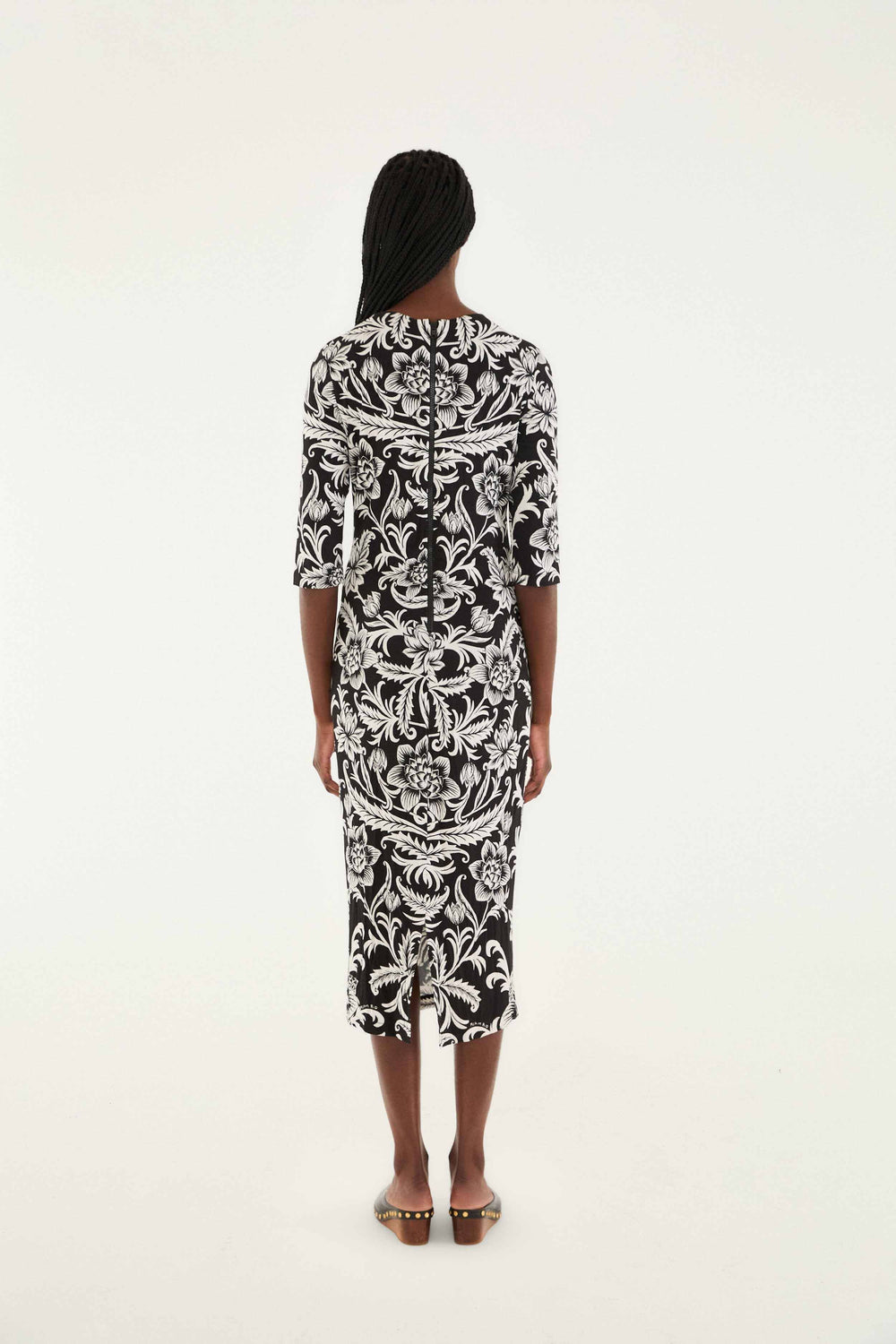 Black Lisbon Lenzing™ Ecovero™ Viscose Jersey Midi Dress