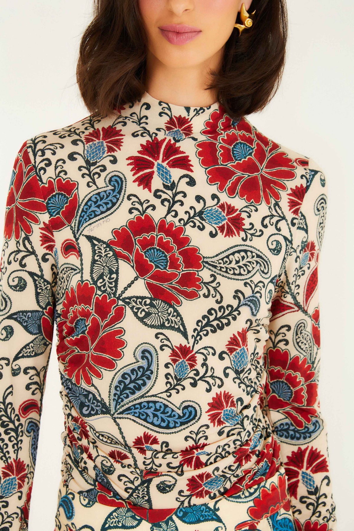 Sand Francesca Jersey Blouse