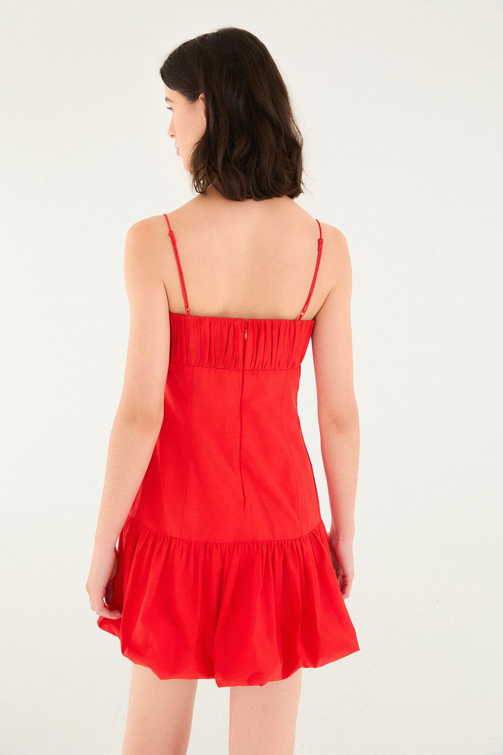 Red Balloon Mini Dress